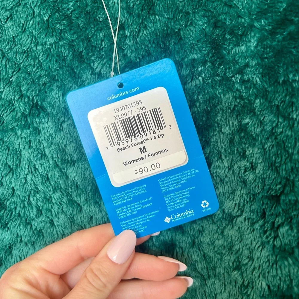 Columbia Green Fleece Pullover - Picture 2 of 2